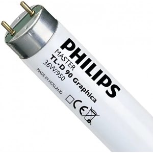 Philips D65 "TL-D 90 Graphica 18W/965" (2 feet)